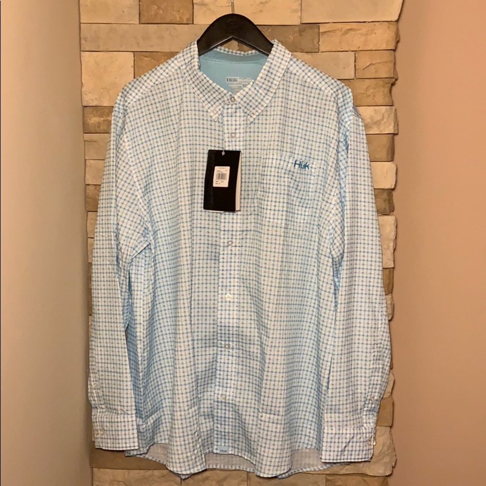 Huk Santiago long sleeve button down - XL - NWT